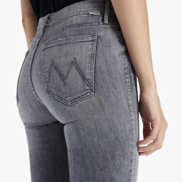 MOTHER The Looker Ankle Fray Jeans Sz 30 Ret: $248 - Picture 3 of 10